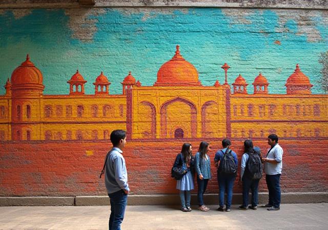 Heritage conservation mural and awareness event